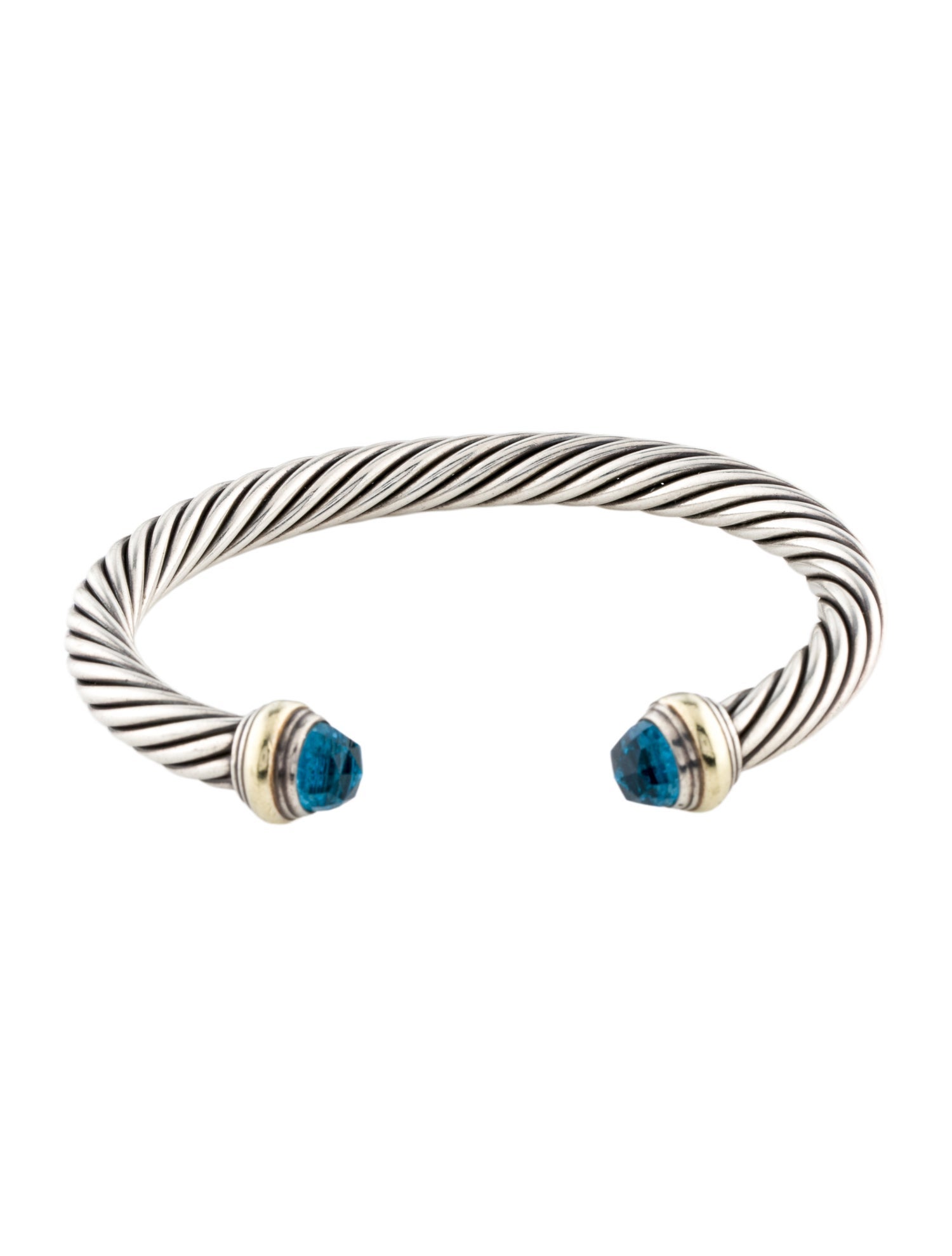 David Yurman Topaz Cable Bracelet