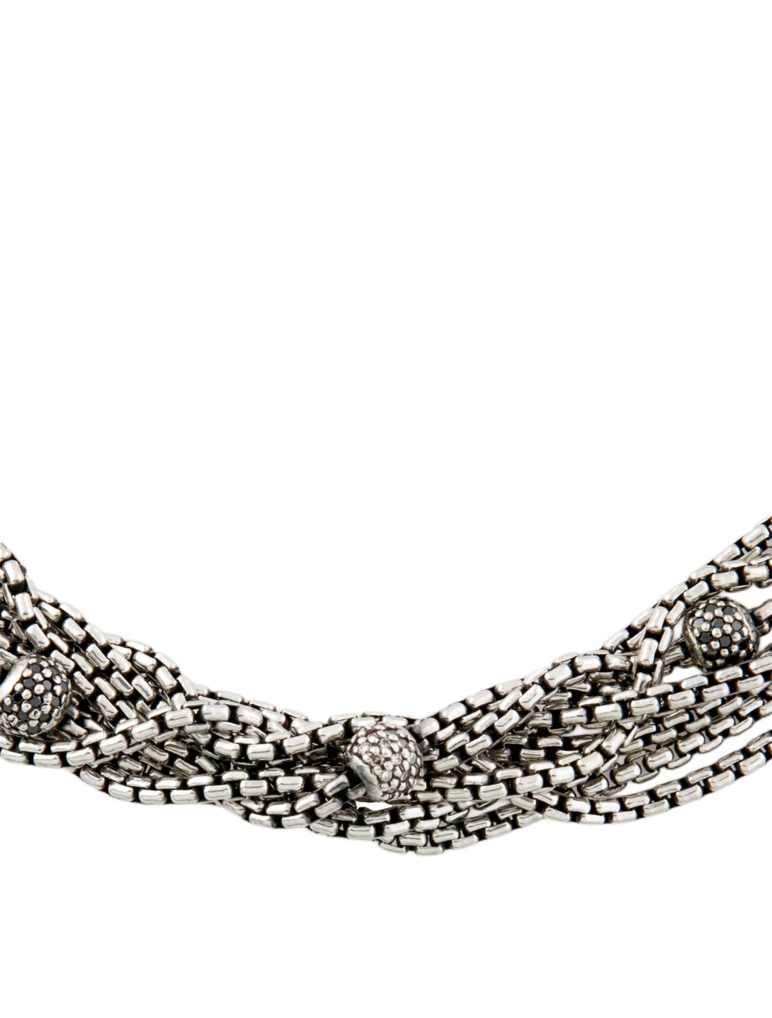 David Yurman Diamond Pavé Eight-Row Necklace