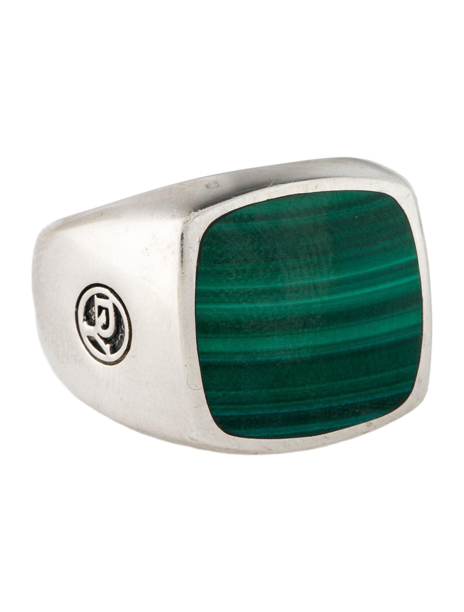 David Yurman Malachite Signet Ring