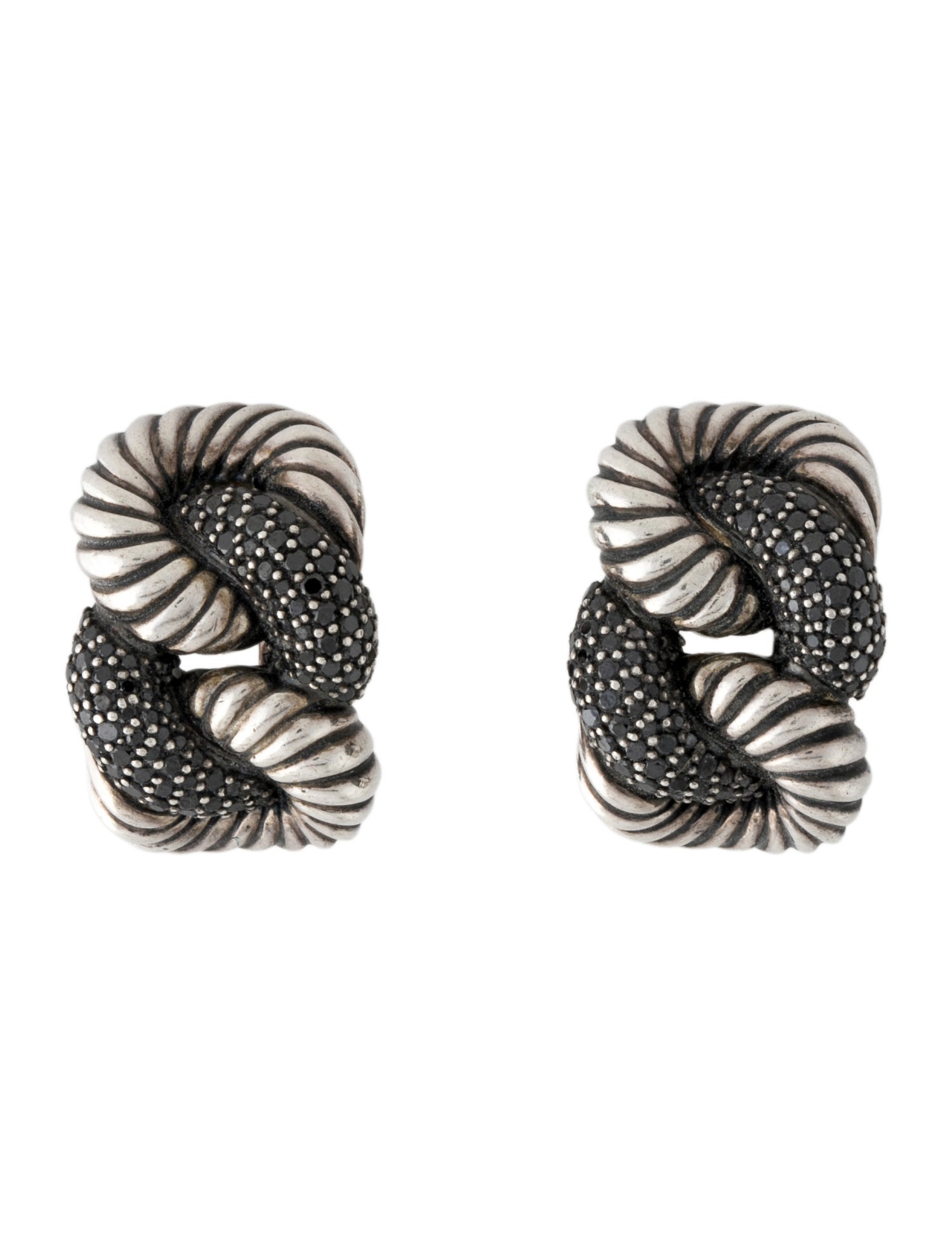 David Yurman Diamond Cordelia Earclips