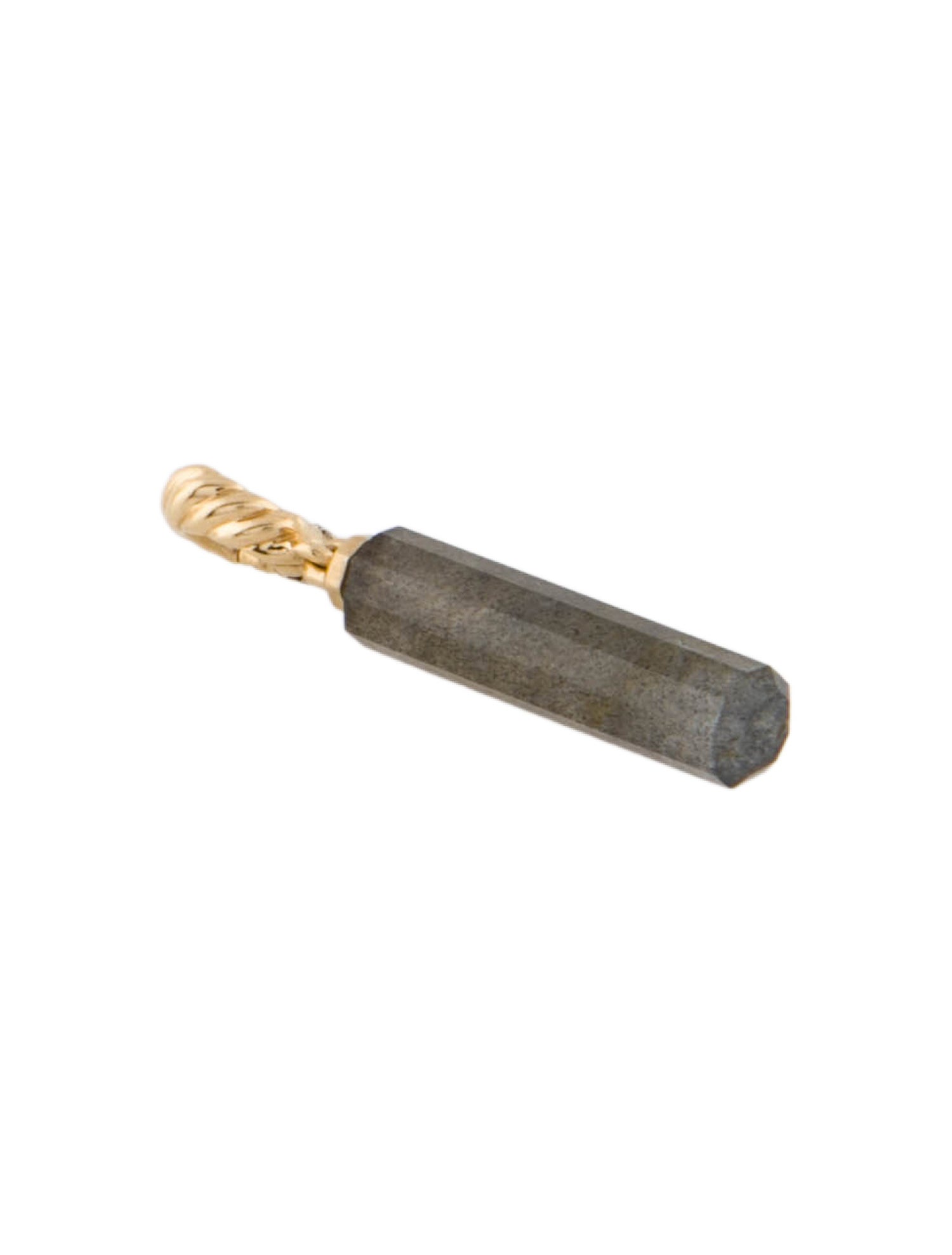 David Yurman 18K Labradorite Barrel Pendant