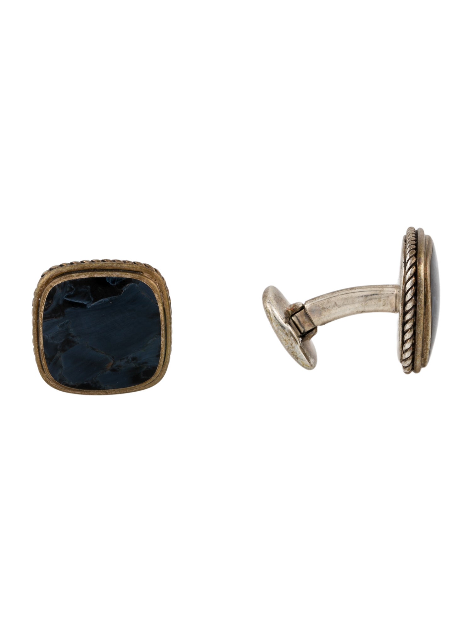 David Yurman Pietersite Streamline Cufflinks
