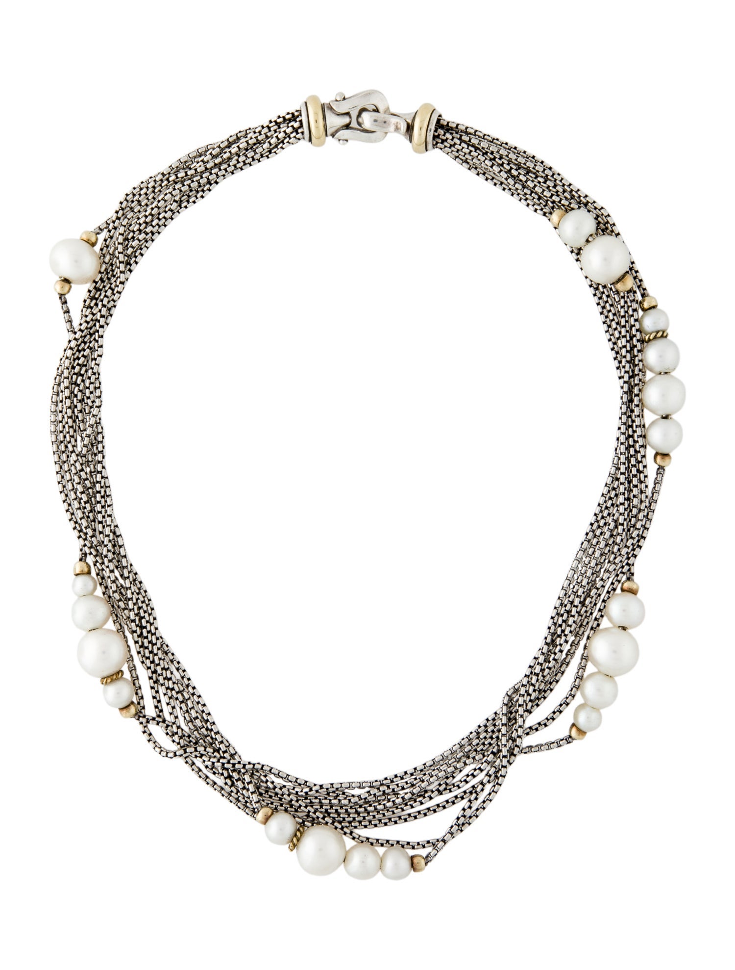 David Yurman Pearl Multistrand Necklace