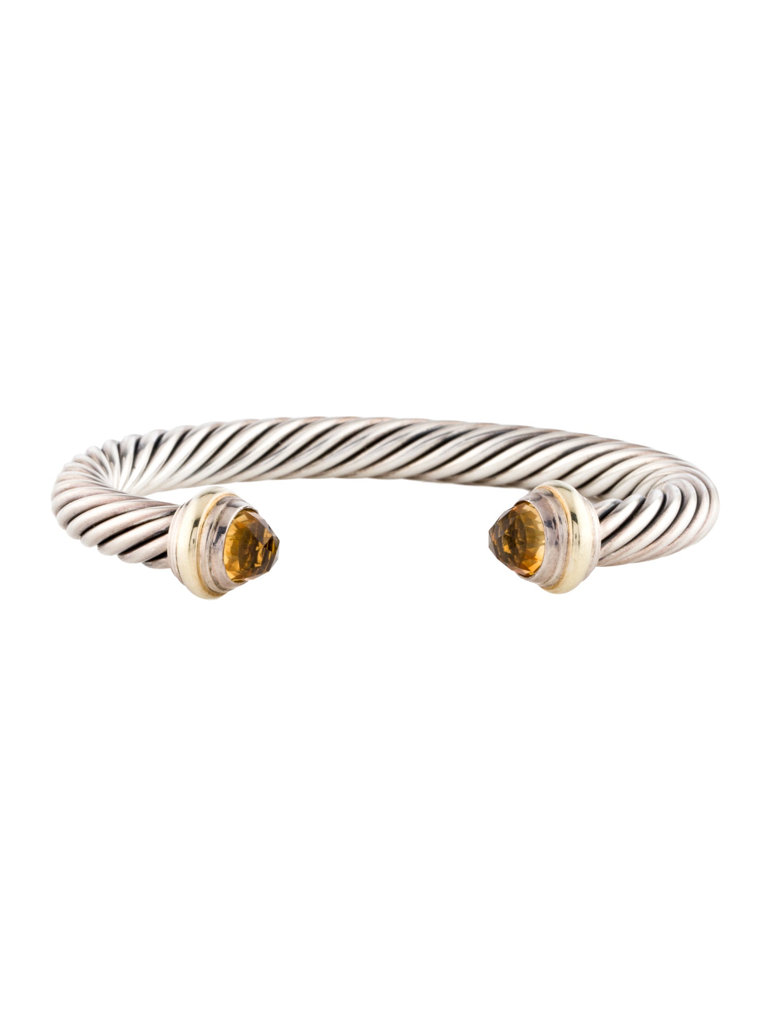 David Yurman Citrine Classic Cable Bracelet