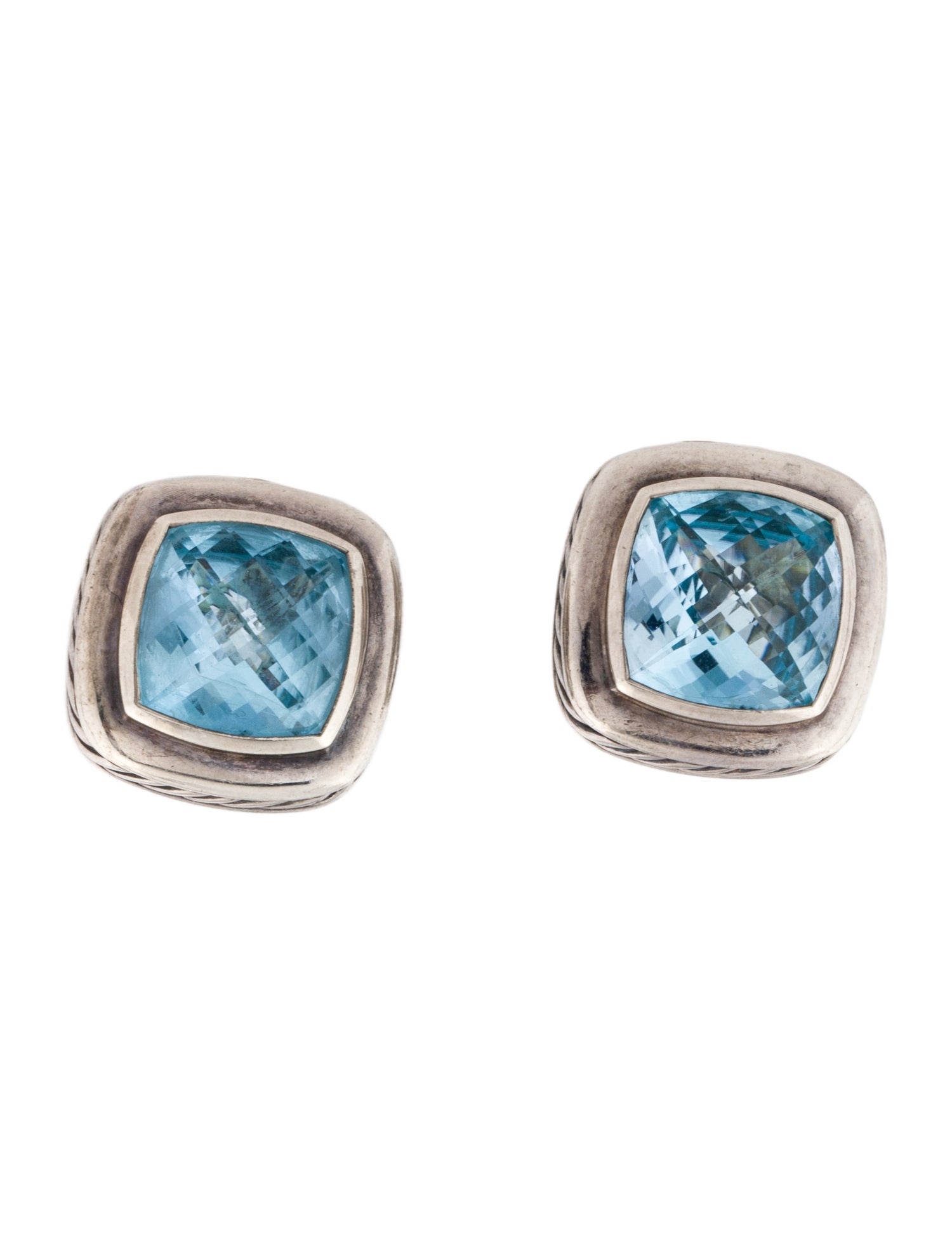 David Yurman Topaz Albion Earclips