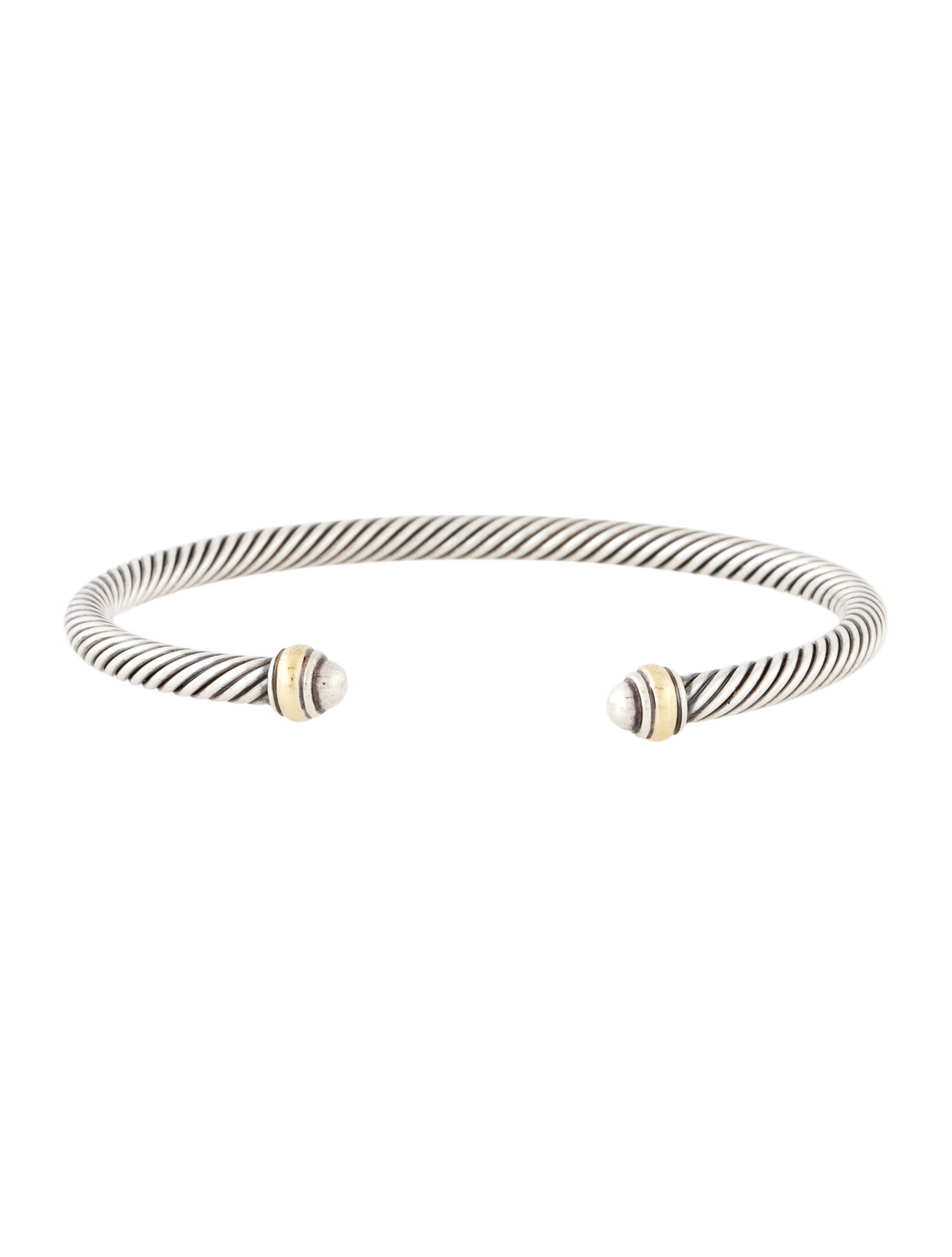 David Yurman Two-Tone Classic Cable Bracelet