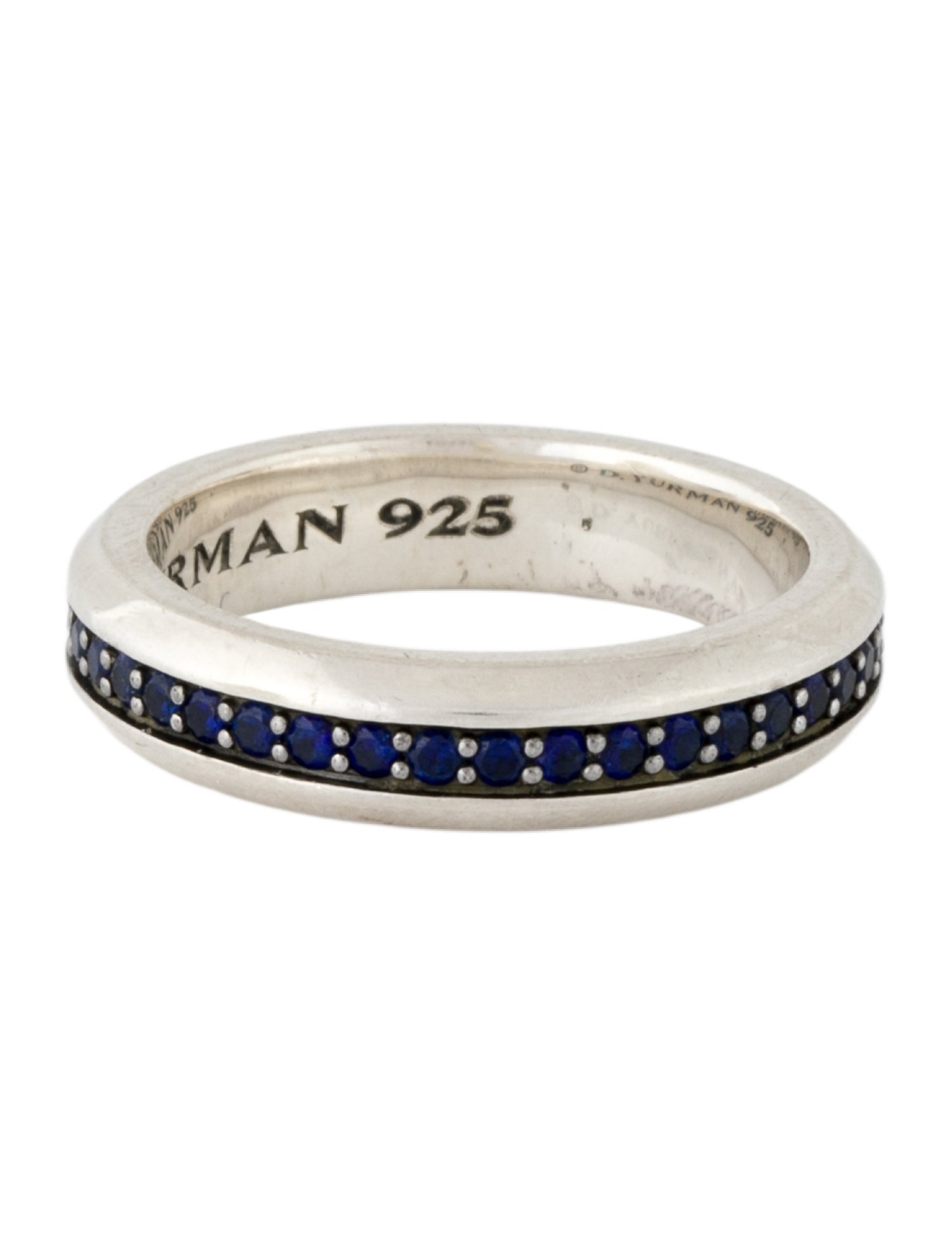 David Yurman Sapphire Streamline Eternity Band