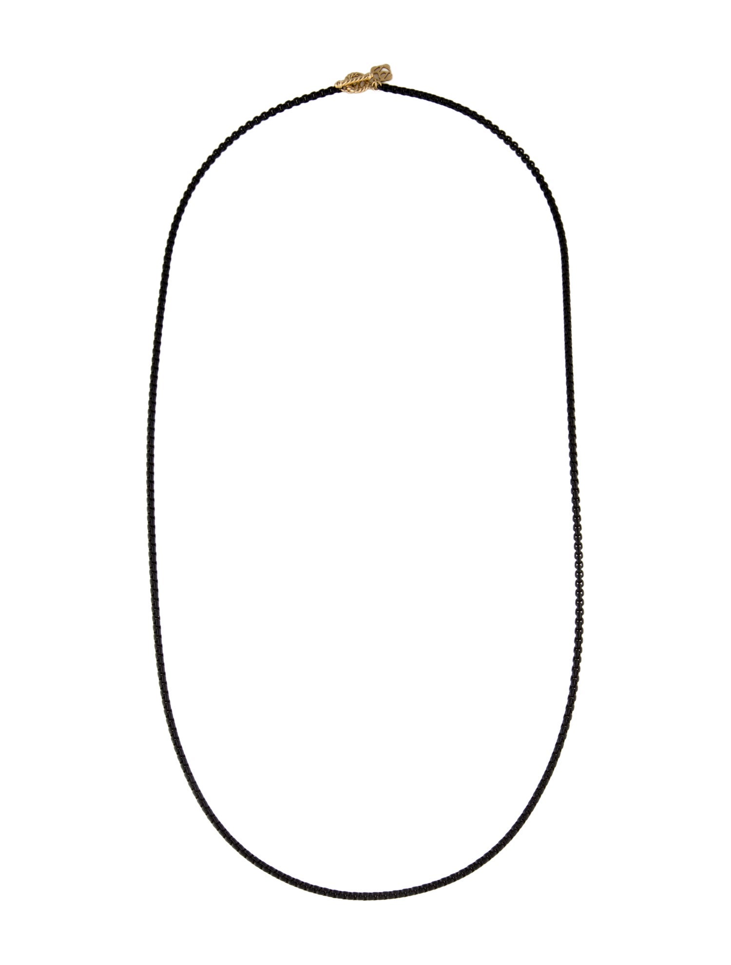 David Yurman 14K Bel Aire Box Chain Necklace