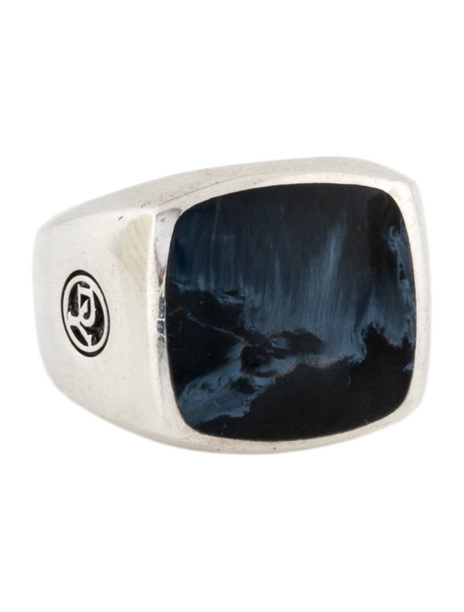 David Yurman Pietersite Streamline Signet Ring