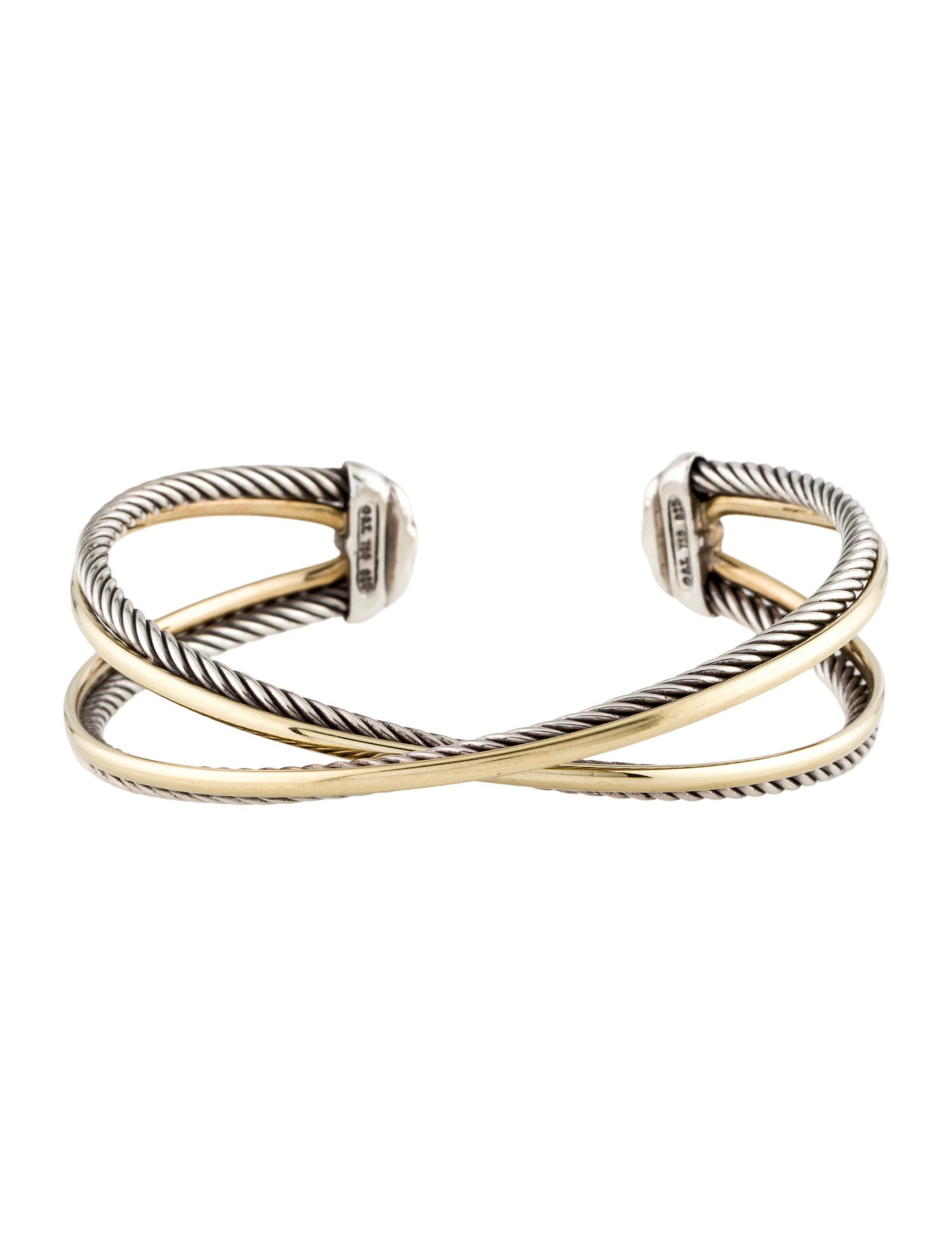David Yurman Two Row Crossover Bracelet