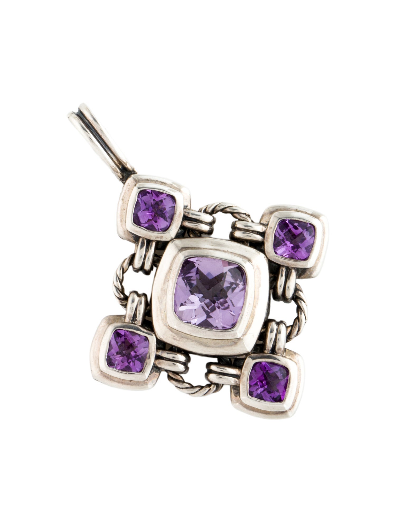 David Yurman Amethyst Renaissance Pendant