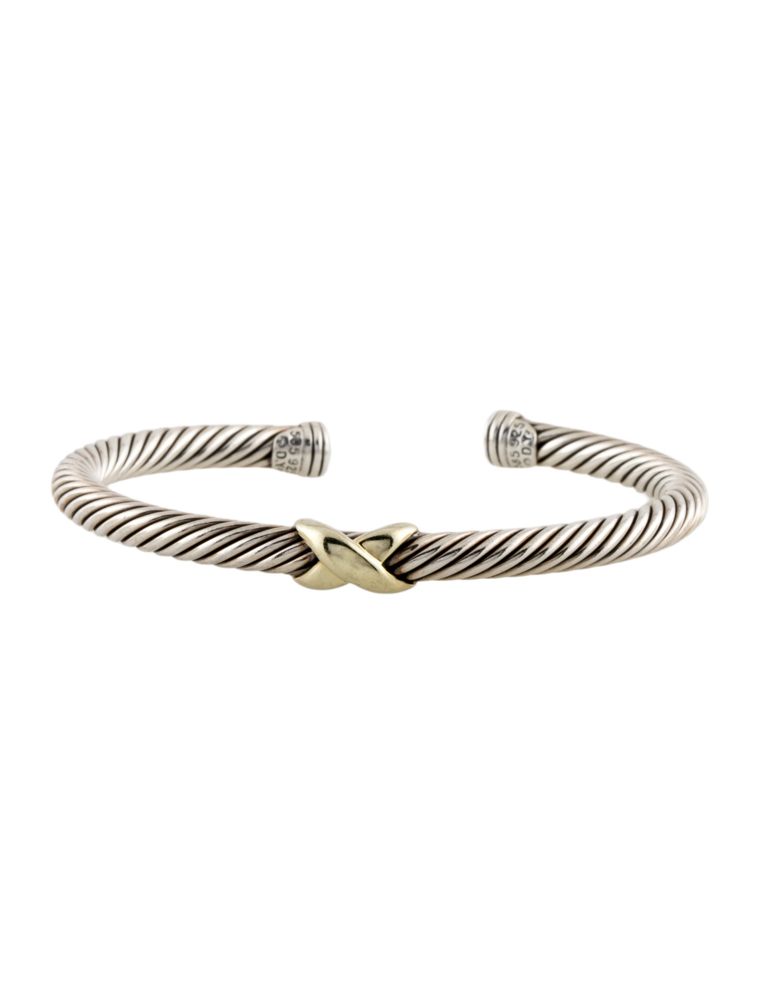 David Yurman X Classic Cable Station Bracelet