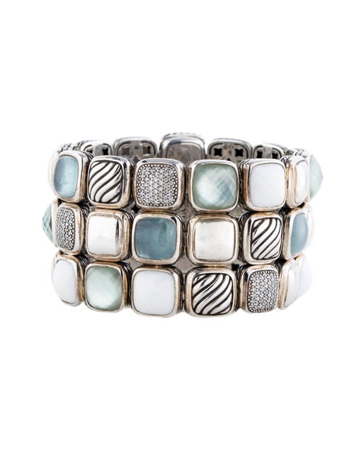 David Yurman Multi Row Chiclet Bracelet