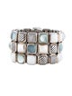 David Yurman Multi Row Chiclet Bracelet