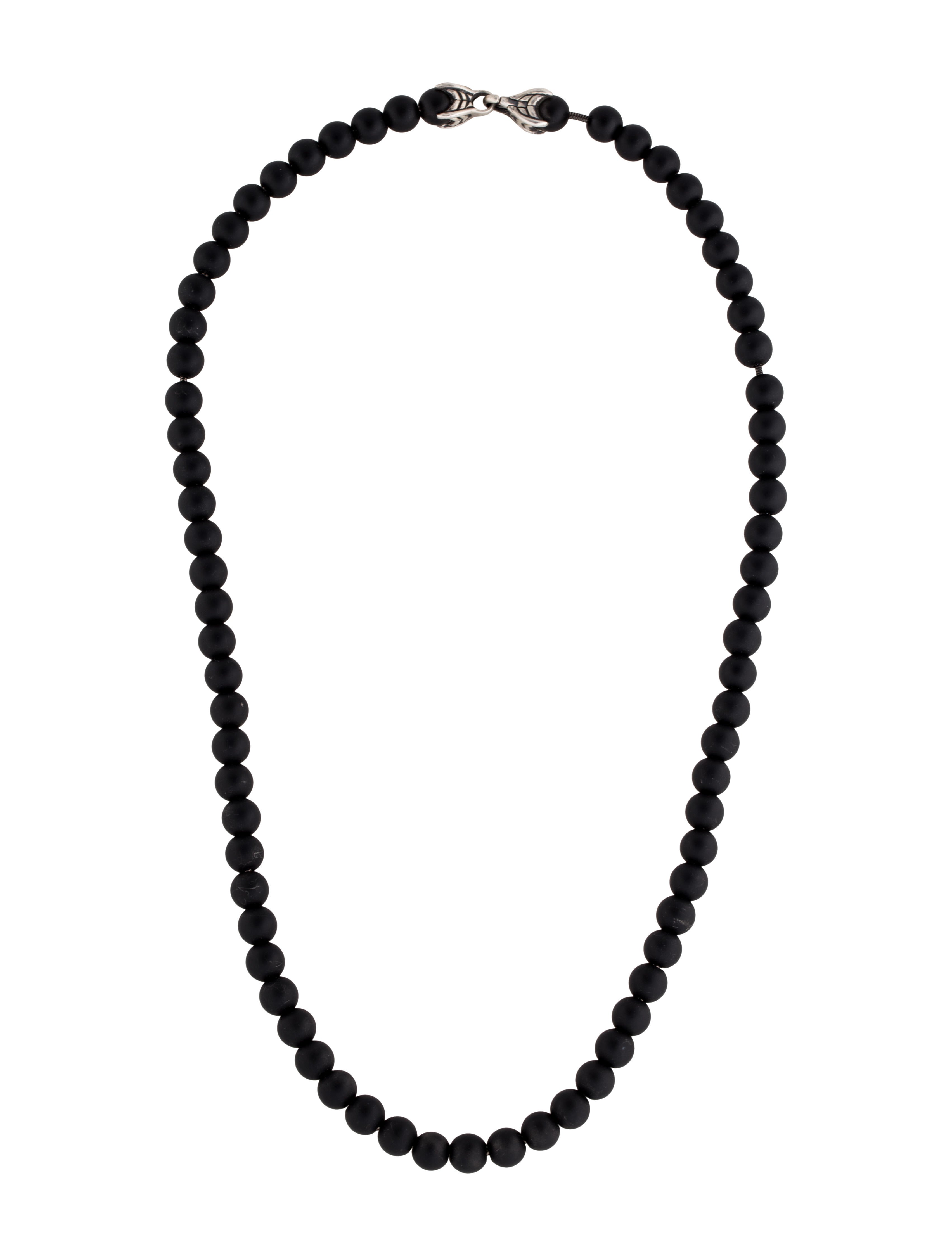 David Yurman Onyx Spiritual Beads Necklace Necklaces DVY28019 The