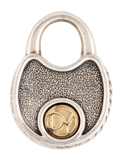 David Yurman Two-Tone Lock Pendant