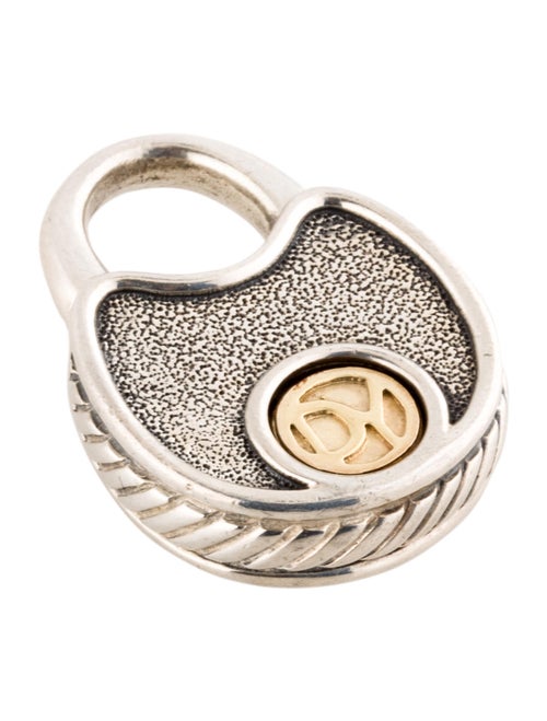 David Yurman Two-Tone Lock Pendant