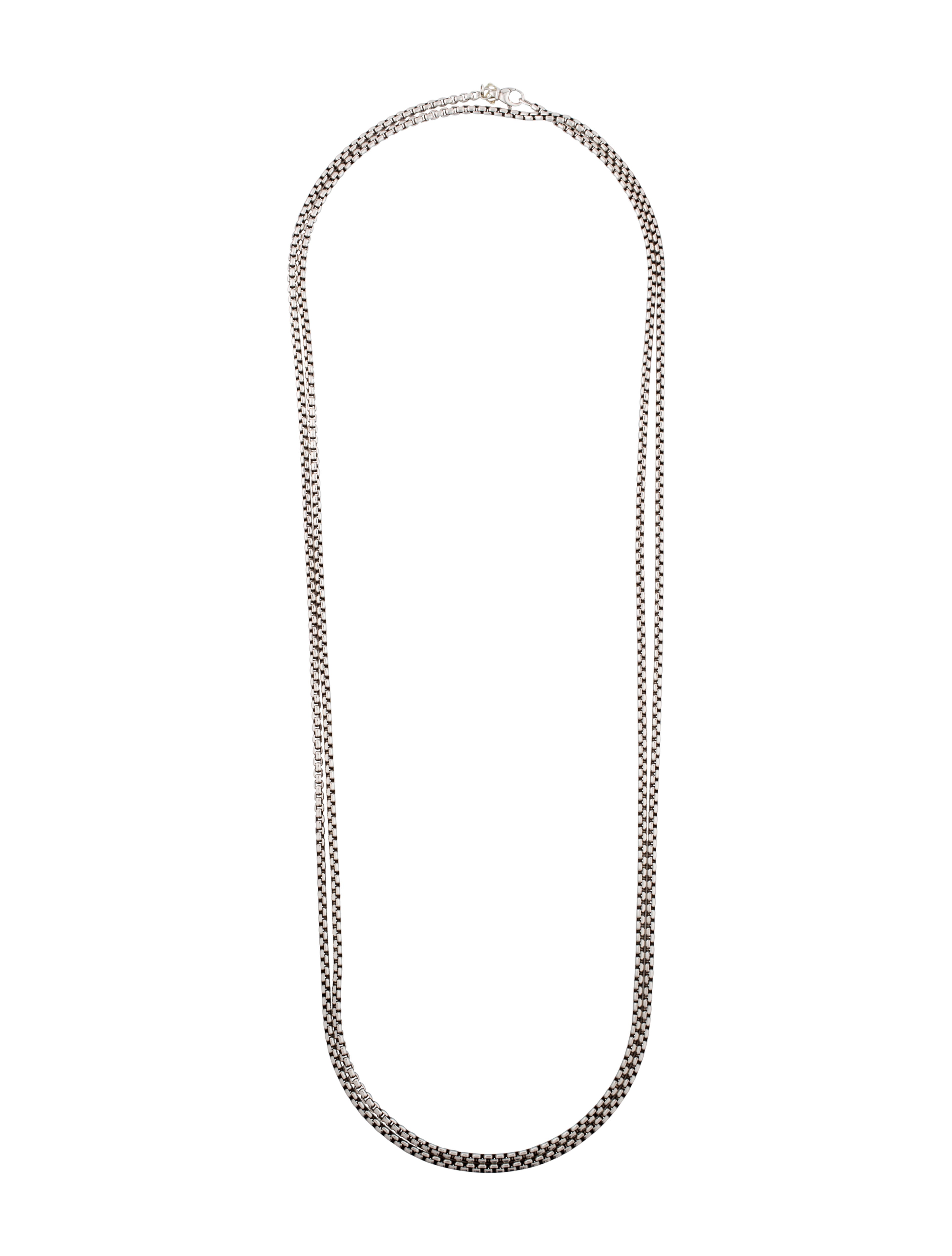 David Yurman Box Chain Necklace