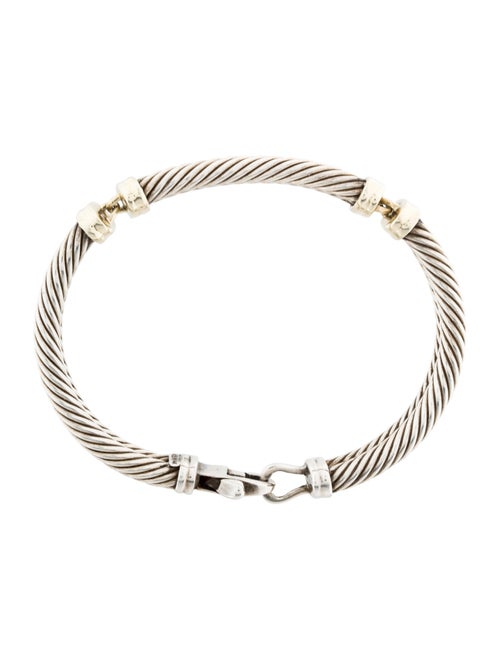 David Yurman Stacked Metro Cable Bracelet