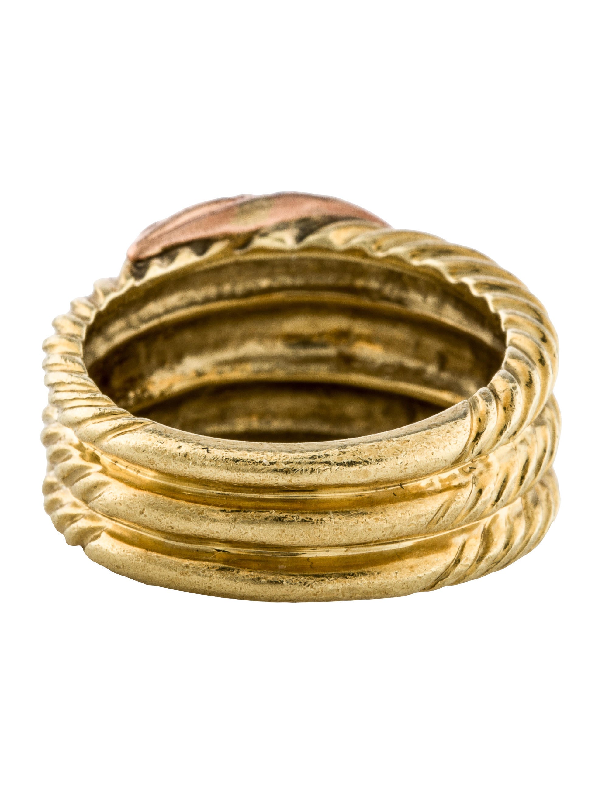 David Yurman 14K Diamond Cable Ring Rings DVY34017 The RealReal