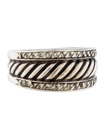 David Yurman Diamond Cable Ring