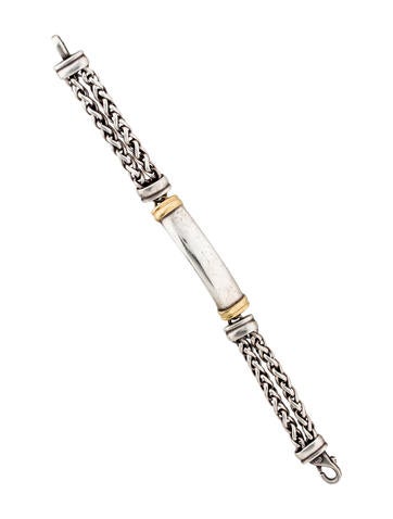 David Yurman Bi-Color ID Link Bracelet