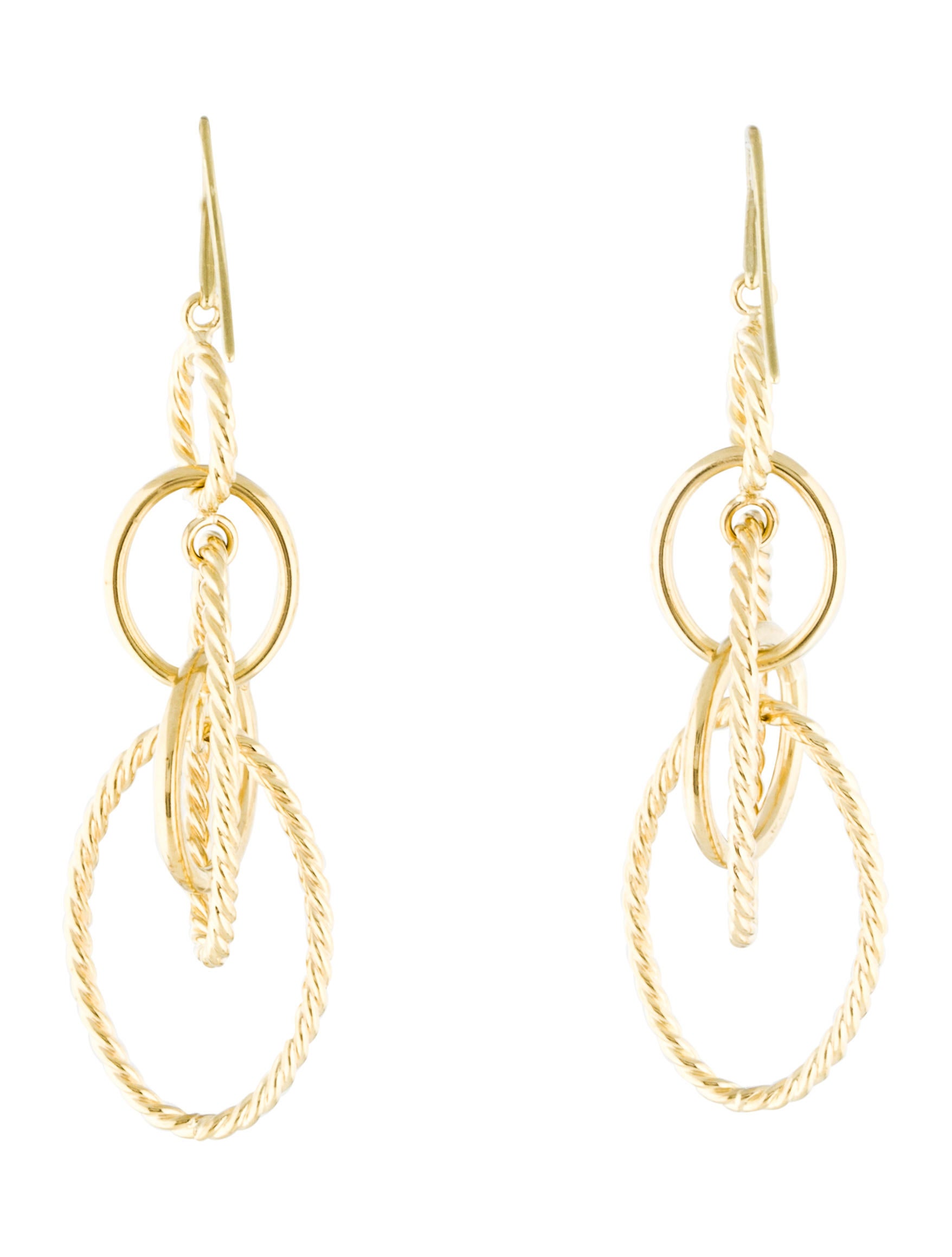 David Yurman 18K Mobile Chain Earrings Earrings DVY36970 The RealReal