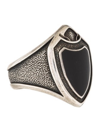 David Yurman Onyx Shield Ring