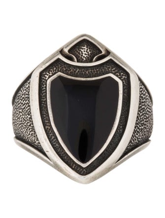 David Yurman Onyx Shield Ring