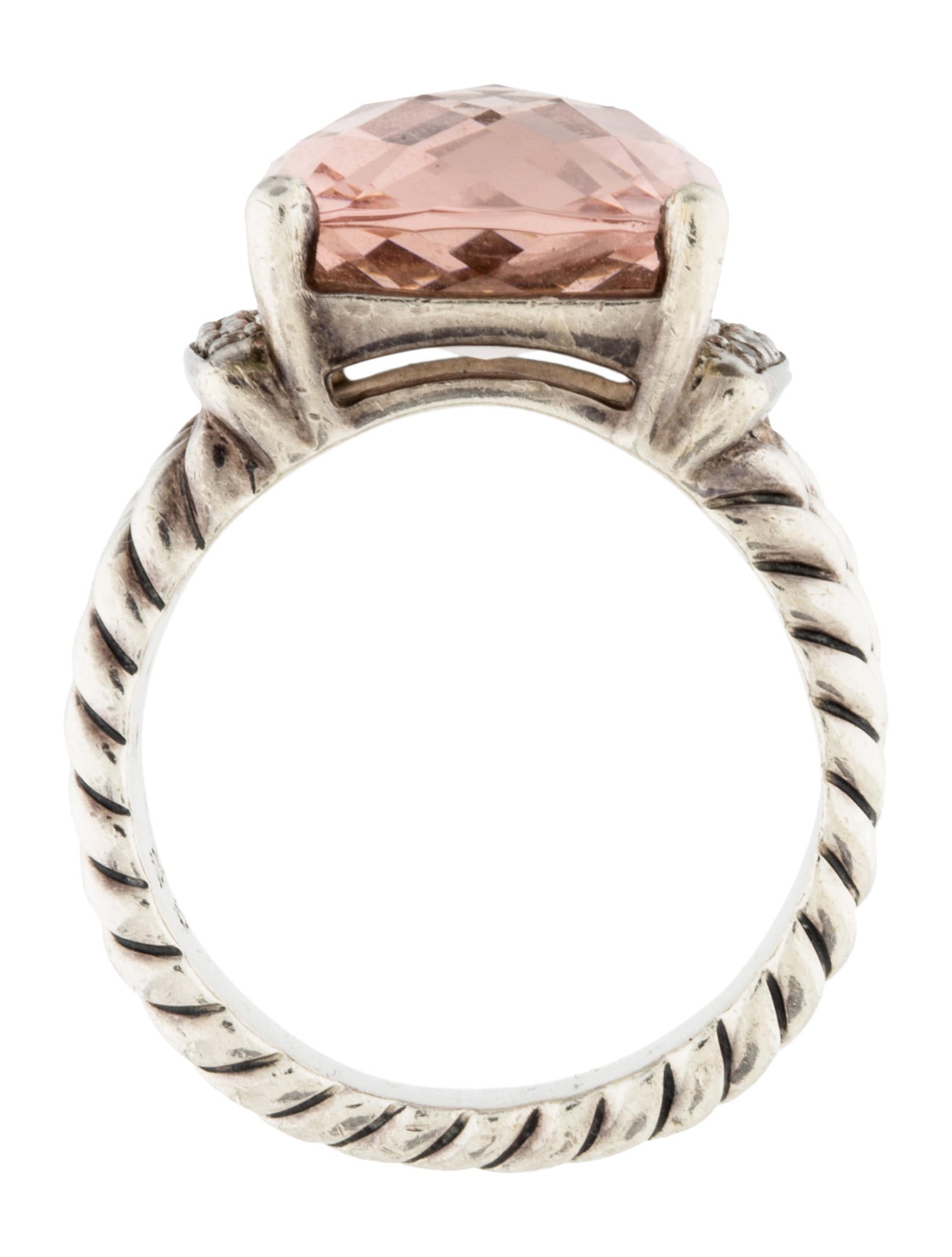 David Yurman Diamond & Wheaton Ring Rings DVY38093 The