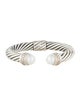 David Yurman Pearl & Diamond Cable Classics Bracelet