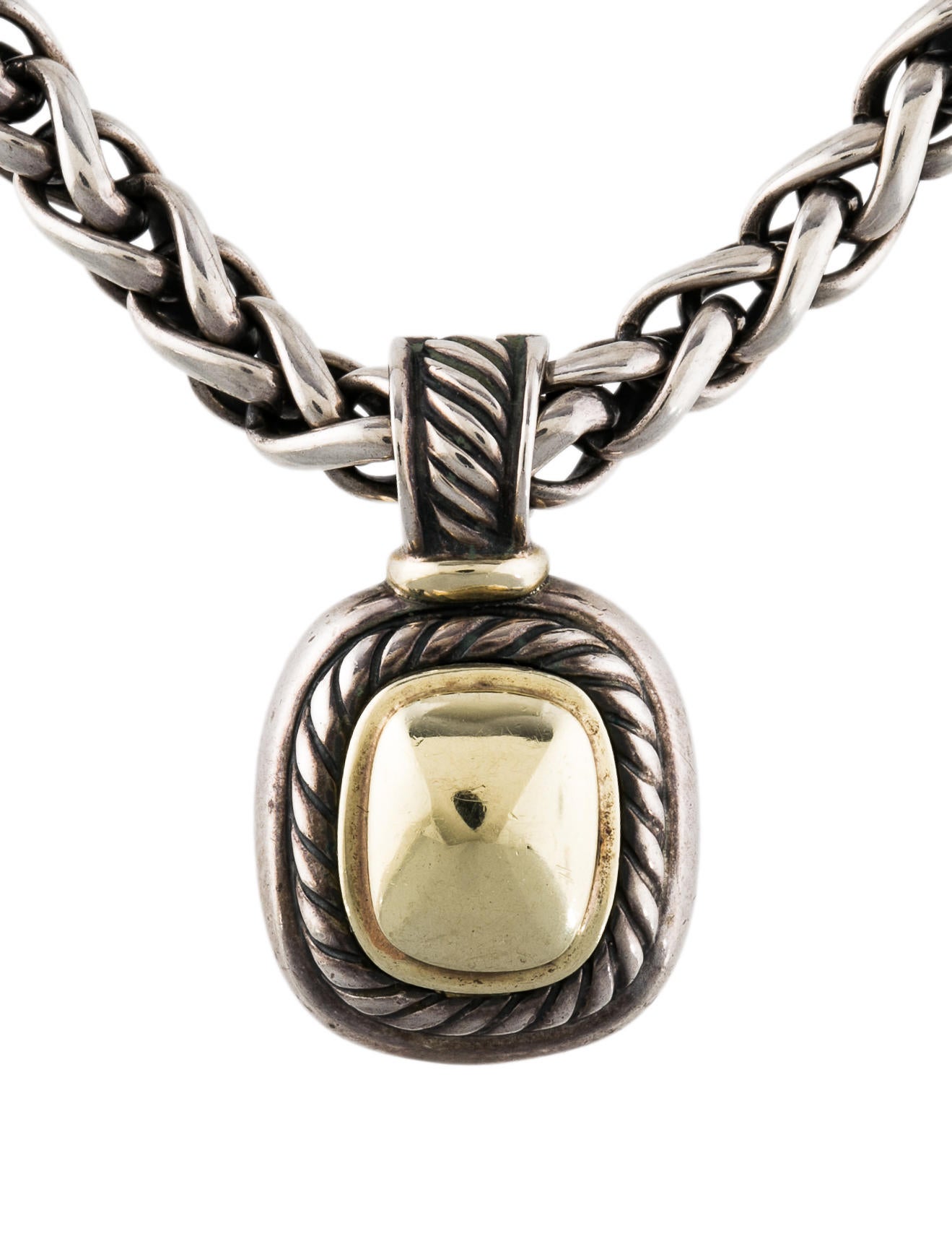David Yurman TwoTone Albion Pendant Necklace Necklaces DVY40265