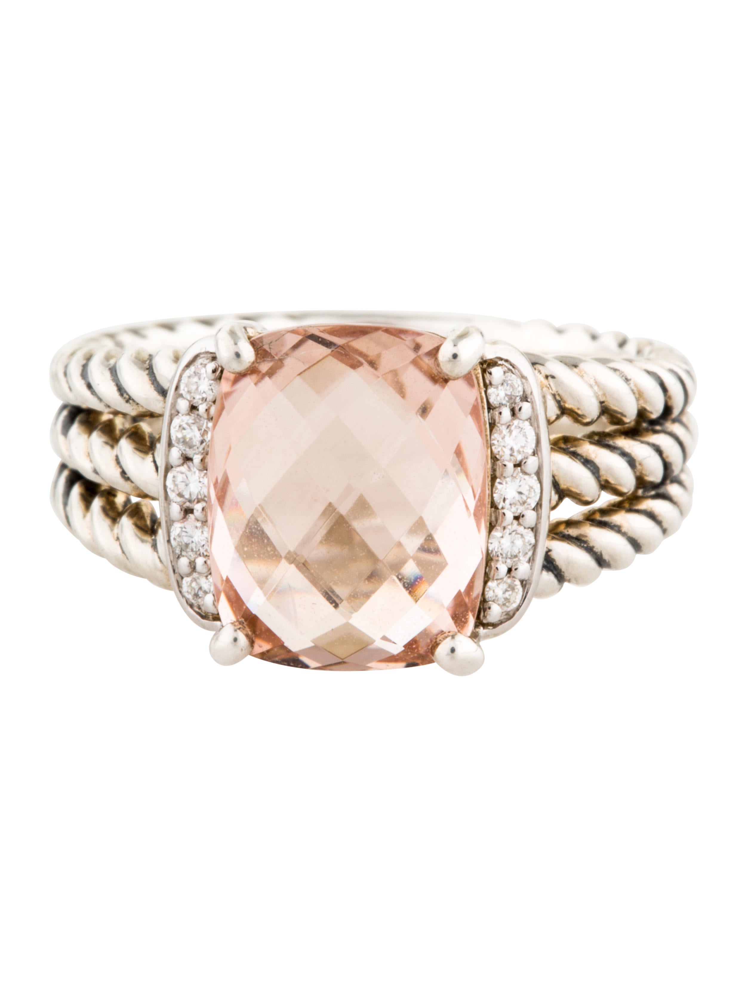 David Yurman & Diamond Petite Wheaton Ring Rings DVY40501