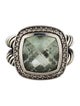 David Yurman Prasiolite & Diamond Albion Ring