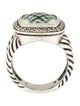 David Yurman Prasiolite & Diamond Albion Ring