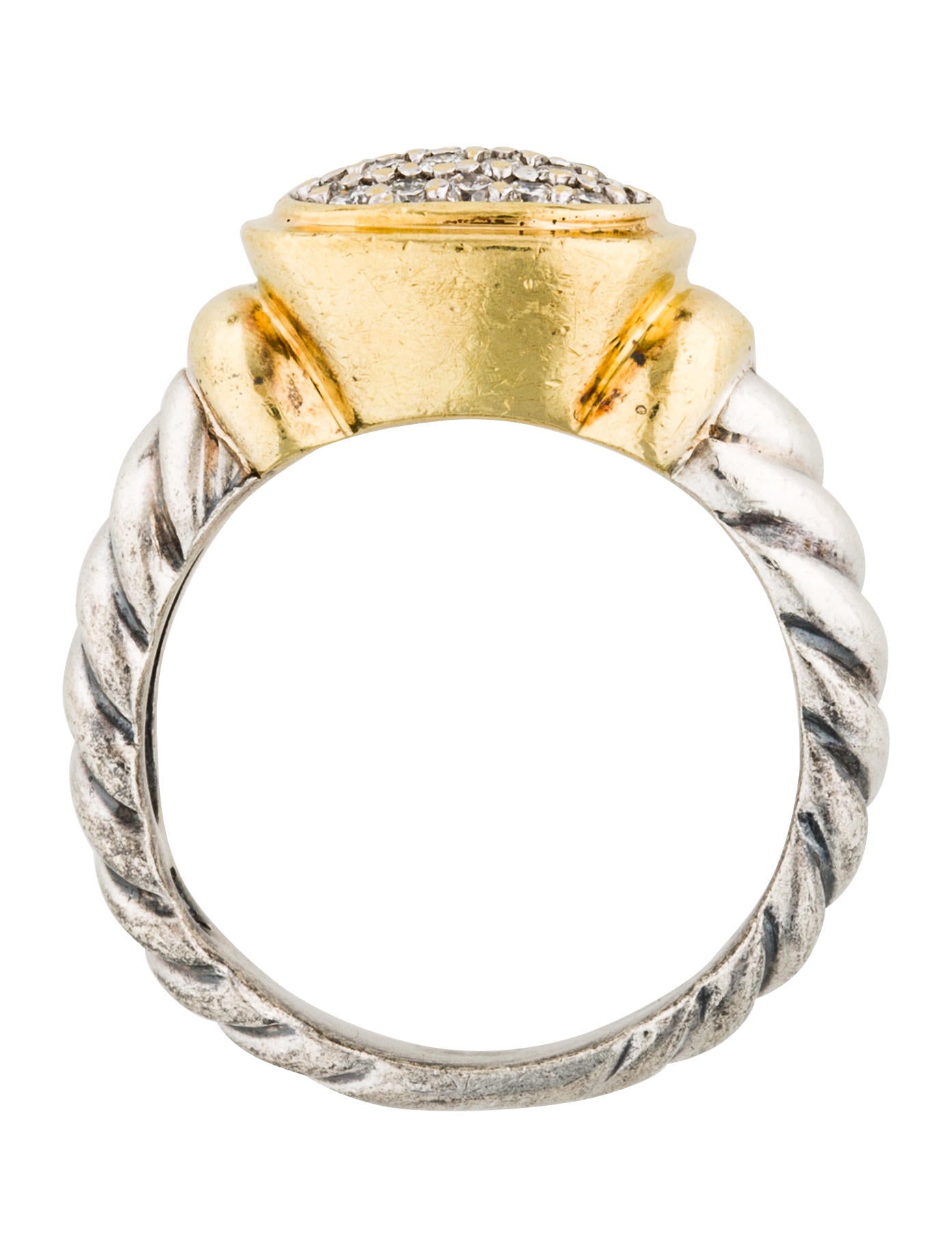 David Yurman TwoTone Noblesse Ring Rings DVY42248 The RealReal