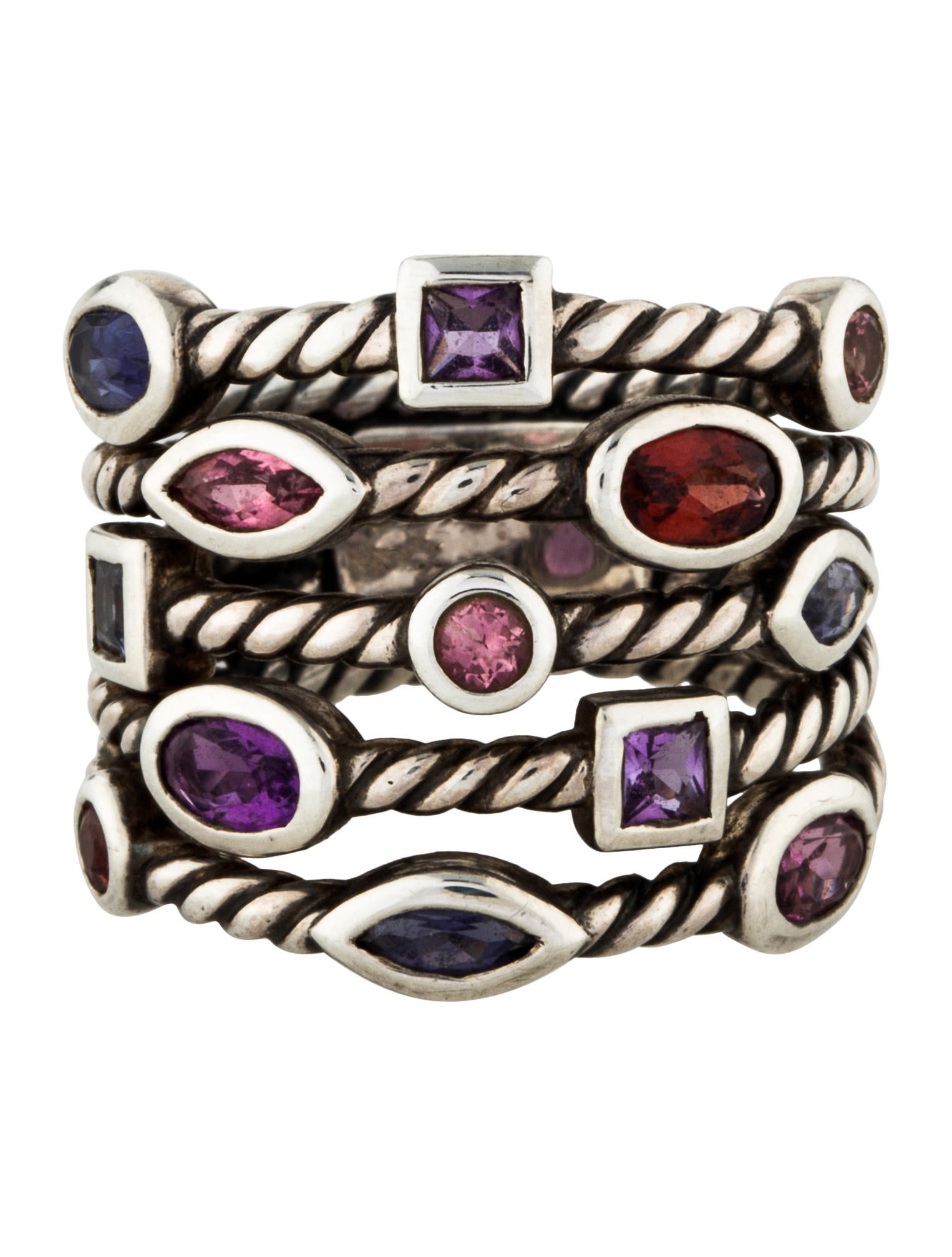 David Yurman 5 Row Confetti Ring Rings DVY42879 The RealReal