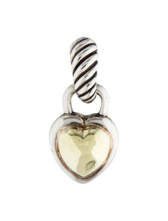 David Yurman Two-Tone Heart Pendant