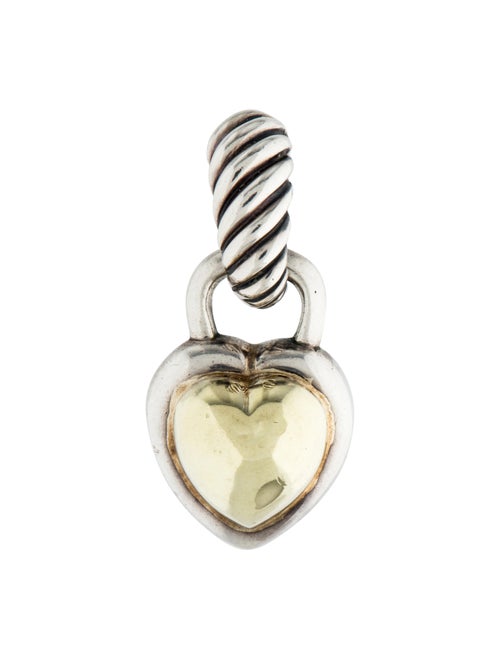 David Yurman Two-Tone Heart Pendant