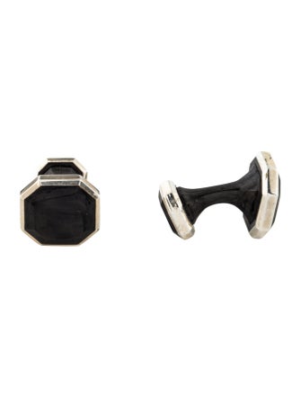 David Yurman Forged Carbon Cufflinks