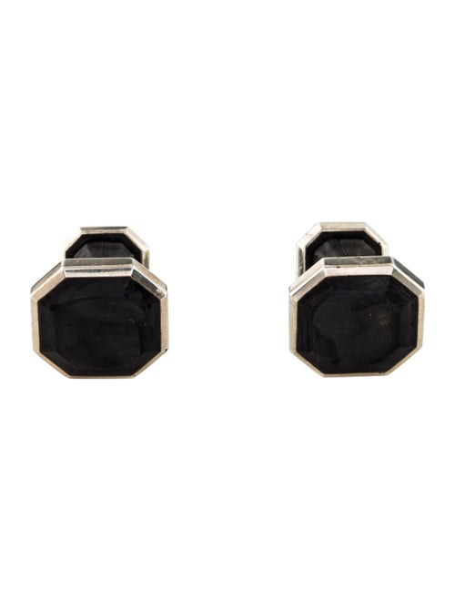 David Yurman Forged Carbon Cufflinks