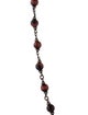 David Yurman Red Tiger's Eye Spiritual Rosary Bead Necklace