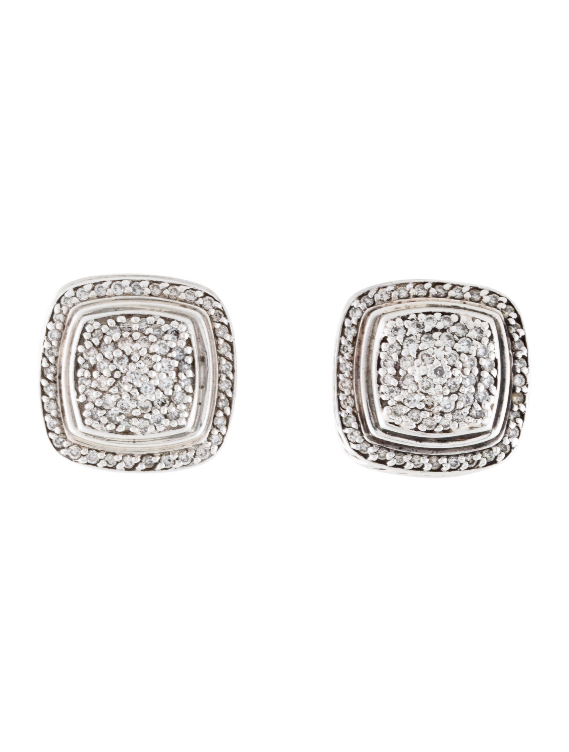 David Yurman Diamond Albion Earclips - Earrings -
DVY75948 | The RealReal