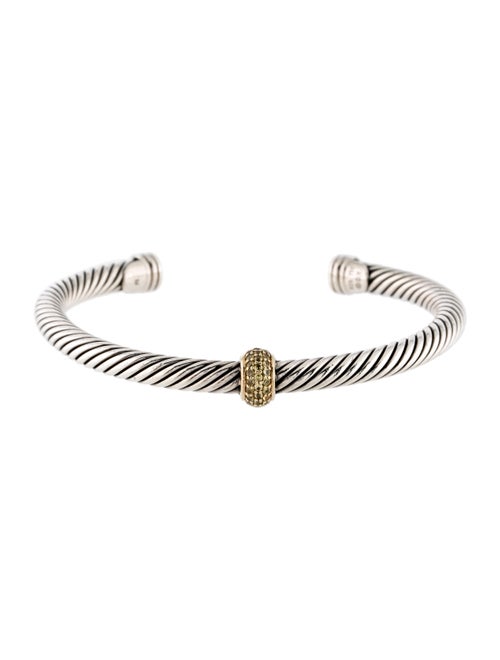 David Yurman Yellow Sapphire Cable Candy Bracelet
