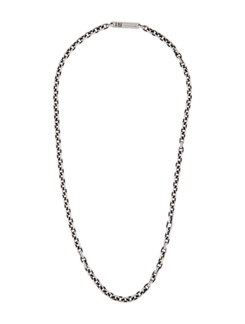 David Yurman Chain-Link Necklace silver