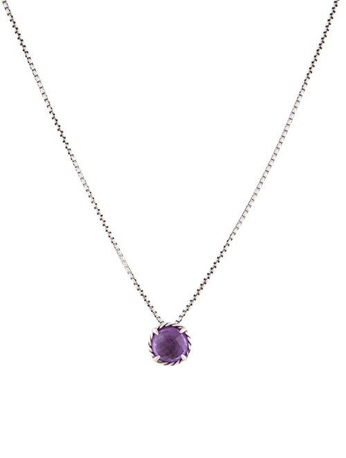 David Yurman Amethyst Châtelaine Pendant Necklace