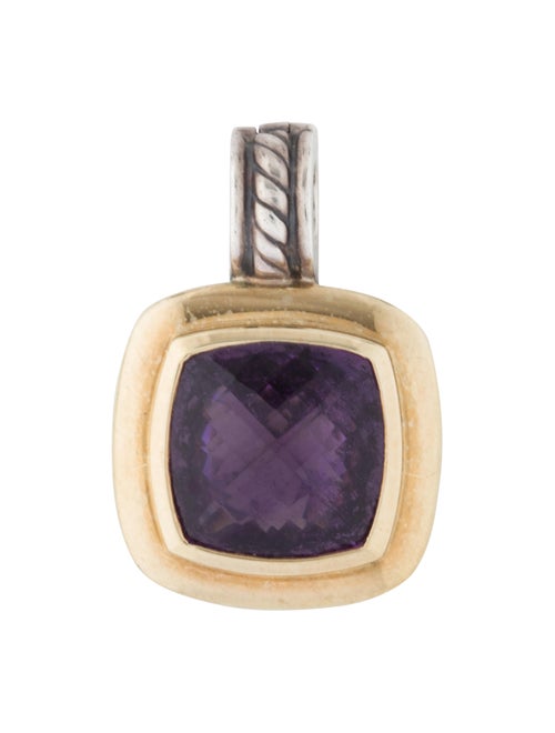 David Yurman Amethyst Albion Pendant Silver
