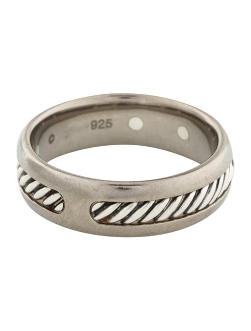 Details about / $650 David Yurman Sterling Silver 4mm Cable Classics Bangle Bracelet