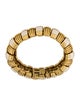 David Webb 18K Checkered Enamel Bracelet