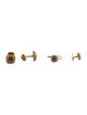 David Webb 18K Enamel Cufflinks & Shirt Stud Set